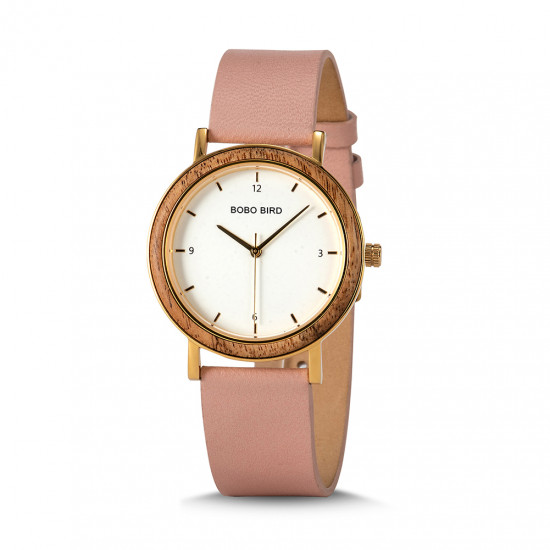 Bobo Bird GT021-1 Womens Quartz Wooden Watch