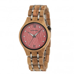 Bobo Bird GT047-1A Womens Quartz Wooden Watch