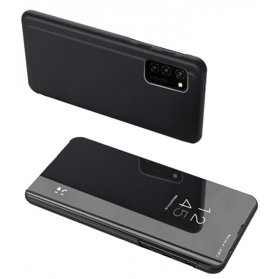 POWERTECH θήκη Clear View MOB-1642 για Samsung A72 5G, μαύρη- POWERTECH