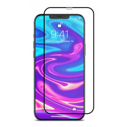 POWERTECH Tempered Glass 5D, full glue, iPhone 12 Pro, μαύρο- POWERTECH