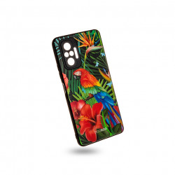 EGOBOO Case Glass TPU Jungle Parrot (Xiaomi Redmi Note 10 Pro) 5207244003025