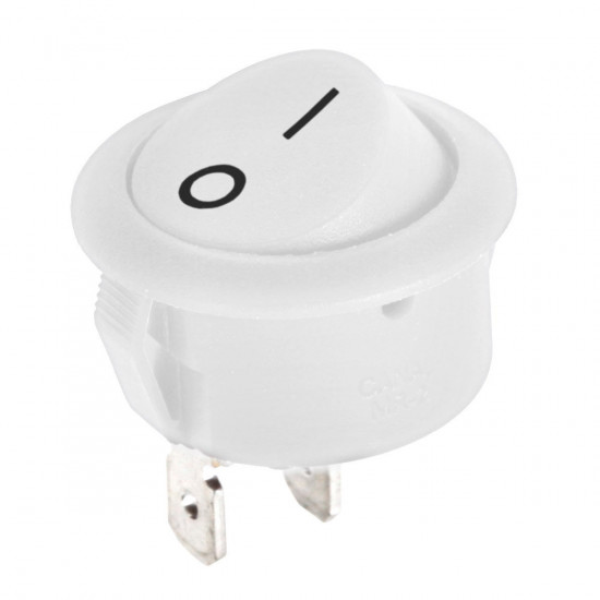 Διακόπτης ON-OFF 10A 250V Λευκός - DM-0080