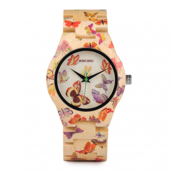 Bobo Bird GO020-1 Womens Quartz Wooden Watch