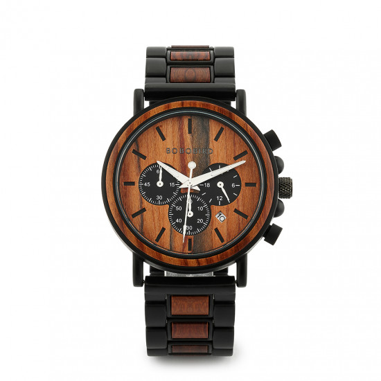 Bobo Bird GP009-3 Mens Quartz Wooden Watch