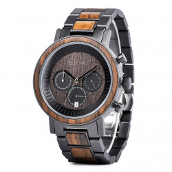 Bobo Bird GR001-3 Mens Quartz Wooden Watch