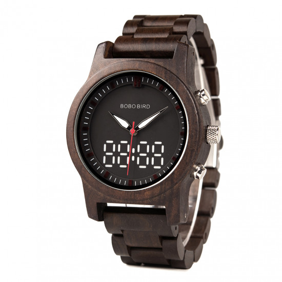 Bobo Bird GR002-1 Mens Quartz Wooden Watch