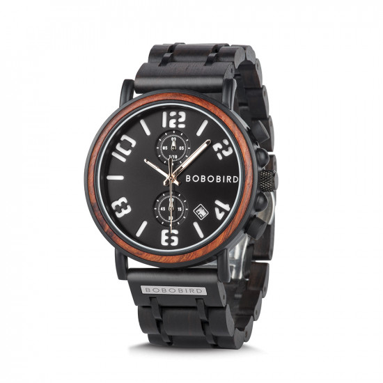 Bobo Bird GS026-1 Mens Quartz Wooden Watch