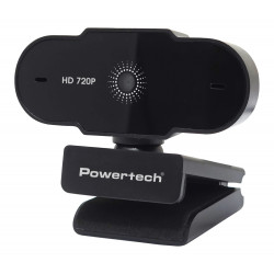 POWERTECH web camera PT-1426, 0.9MP, 720p HD, fixed εστίαση, 1.5m, μαύρη- POWERTECH