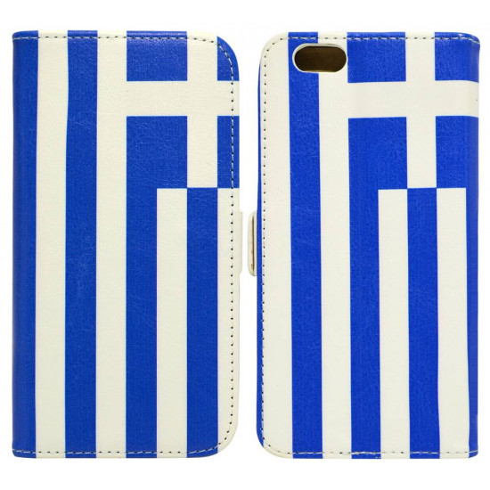 Θήκη Book Ancus Flag Collection για Apple iPhone SE/5/5S Ελλάδα