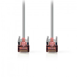 NEDIS CCGL85221GY100 Καλώδιο δικτύου CAT 6, S/FTP, 10m σε γκρι χρώμα. - NEDIS