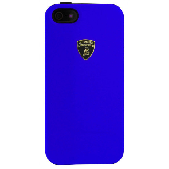 Θήκη TPU & PC Back Cover Lamborghini για Apple iPhone SE/5/5S Μπλέ Diablo-D1