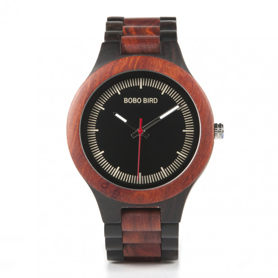 Bobo Bird GO001-1 Mens Quartz Wooden Watch