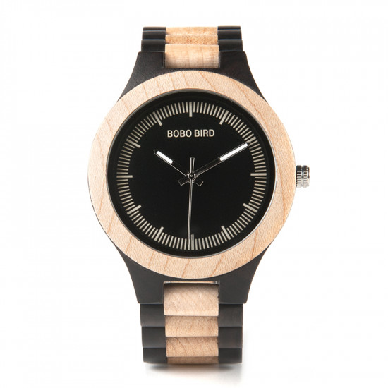 Bobo Bird GO002-1 Mens Quartz Wooden Watch