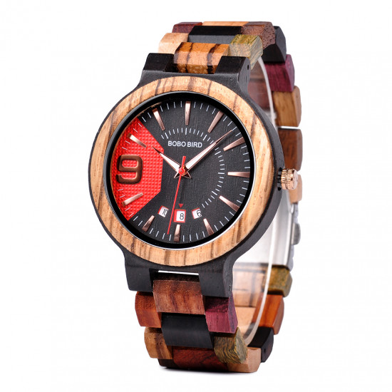Bobo Bird GQ013-1Mens Quartz Wooden Watch
