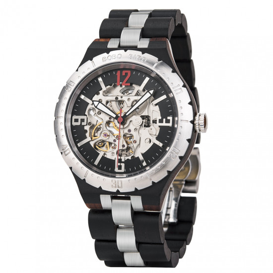 Bobo Bird GQ029-1 Mens Luxury Automatic Mechanical Wooden Watch