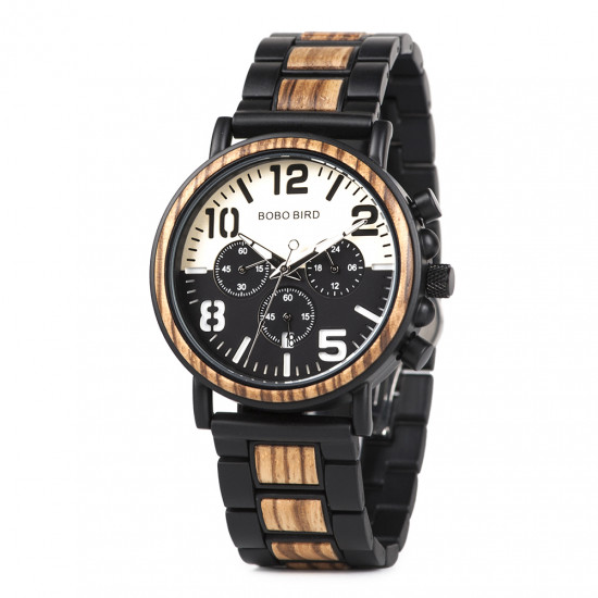 Bobo Bird GR025-1 Mens Quartz Wooden Watch