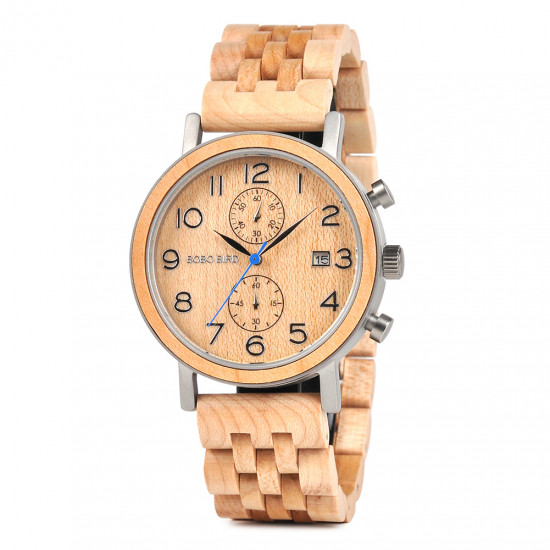 Bobo Bird GS008-2 Unisex Quartz Wooden Watch