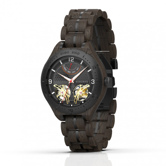 Bobo Bird GT018-1A Unisex Luxury Automatic Mechanical Wooden Watch
