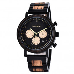 Bobo Bird GT027-4 Mens Quartz Wooden Watch