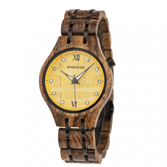 Bobo Bird GT047-2A Womens Quartz Wooden Watch