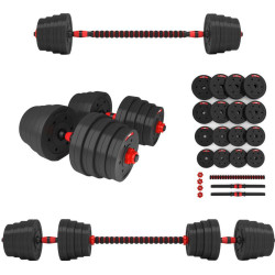 HMS Barbell and Dumbbell Set 30Kg (SGP30) (HMSSGP30)