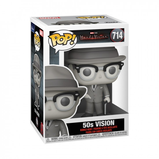 Funko Pop! Marvel Studios: Wandavision - Vision 50S* #714 Bobble-Head Vinyl Figure 889698520430