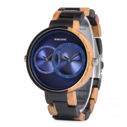 Bobo Bird GR010-3 Mens Quartz Wooden Watch