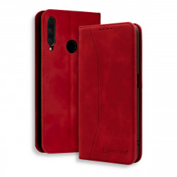 Bodycell Book Case Pu Leather Huawei P40 Lite E Red