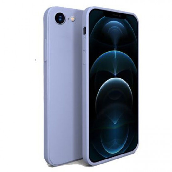 Bodycell Square Liquid Silicon Case iPhone 6/6s Plus Light Blue