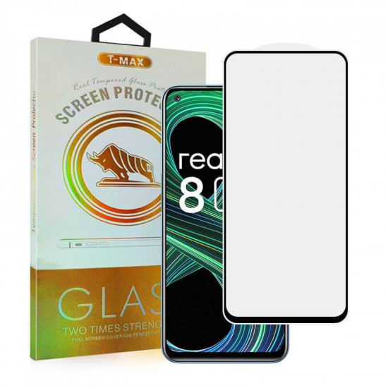 T-Max Full Face Temp.Glass For Realme 8 5G