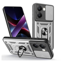 Bodycell Armor Slide Cover Case Xiaomi Poco X7 Pro Silver