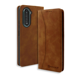 Bodycell Book Case Pu Leather Xiaomi Poco M7 4G Brown