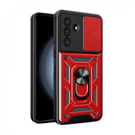 Bodycell Armor Slide Cover Case Samsung A37 Red