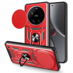 Bodycell Armor Slide Cover Case Xiaomi 17 Ultra Red