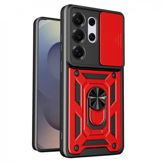 Bodycell Armor Slide Cover Case Samsung S26 Ultra 5G Red