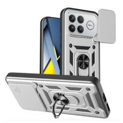 Bodycell Armor Slide Cover Case Xiaomi Poco F8 Ultra Silver