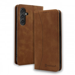 Bodycell Book Case Pu Leather Samsung S26 Plus 5G Brown