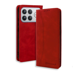 Bodycell Book Case Pu Leather Xiaomi Poco F8 Ultra Red