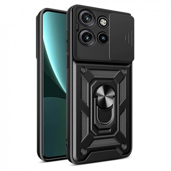 Bodycell Armor Slide Cover Case Motorola Edge 50/60 Neo 5G Black