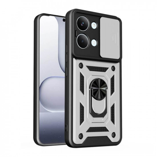 Bodycell Armor Slide Cover Case Xiaomi Poco X8 Pro Max 5G Silver