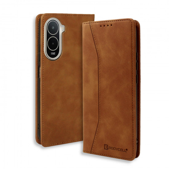 Bodycell Book Case Pu Leather Xiaomi Poco C81/C81 Pro Brown