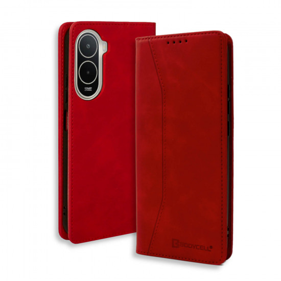 Bodycell Book Case Pu Leather Xiaomi Redmi A7 Pro 4G Red