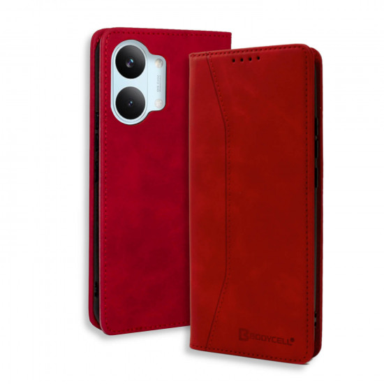Bodycell Book Case Pu Leather Xiaomi Poco X8 Pro Max 5G Red
