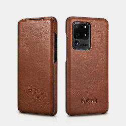 iCarer RS 992008 Samsung S20 Ultra Genuine Leather Brown