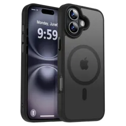 Bodycell Magsafe Backcover For iPhone 16 Plus Matt Black