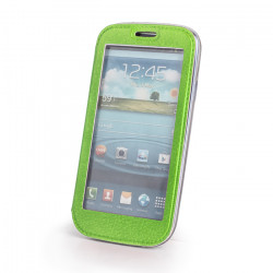 Book Full Window Case For iPhone 6 Plus Green