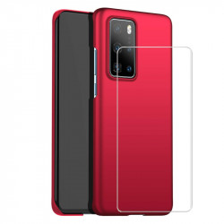 360 Full Cover amp; Temp.Glass Samsung A31 Red