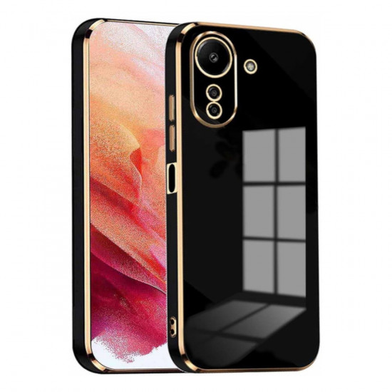 Bodycell Gold Plated Silicon Xiaomi Redmi 13C 4G/Poco C65 Black