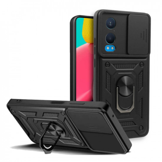 Bodycell Armor Slide Cover Case Oneplus Nord CE 4 Lite 5G Black