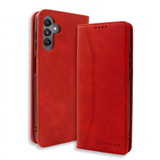 Bodycell Book Case Pu Leather Samsung A16 5G Red